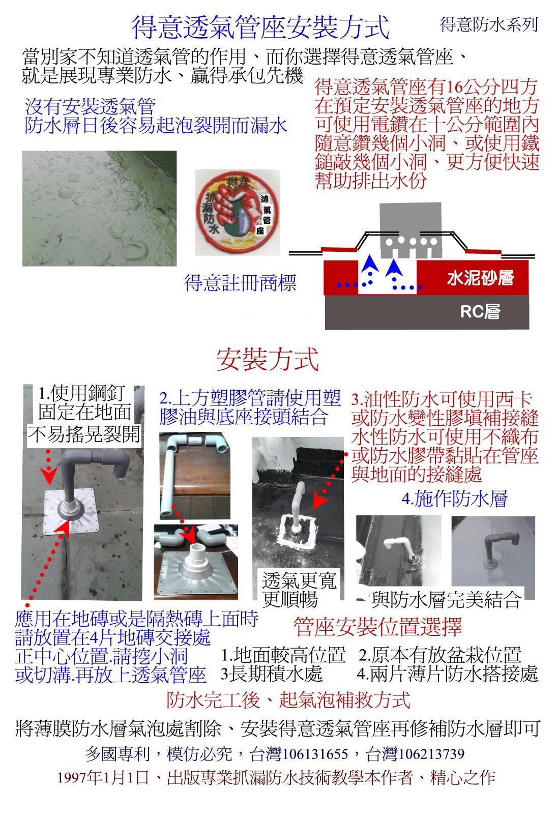 得意屋頂防水透氣座:圖片 7